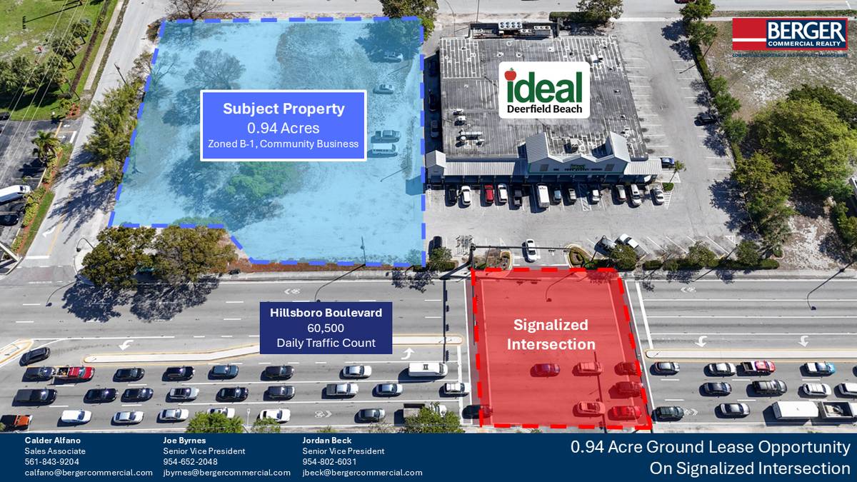 Hillsboro Boulevard Ground Lease
