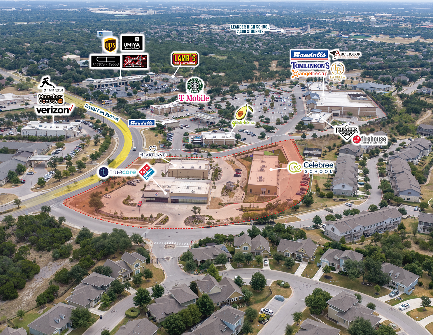 Heartland Dental, Celebree, Domino's & True Core Fitness, photo 2