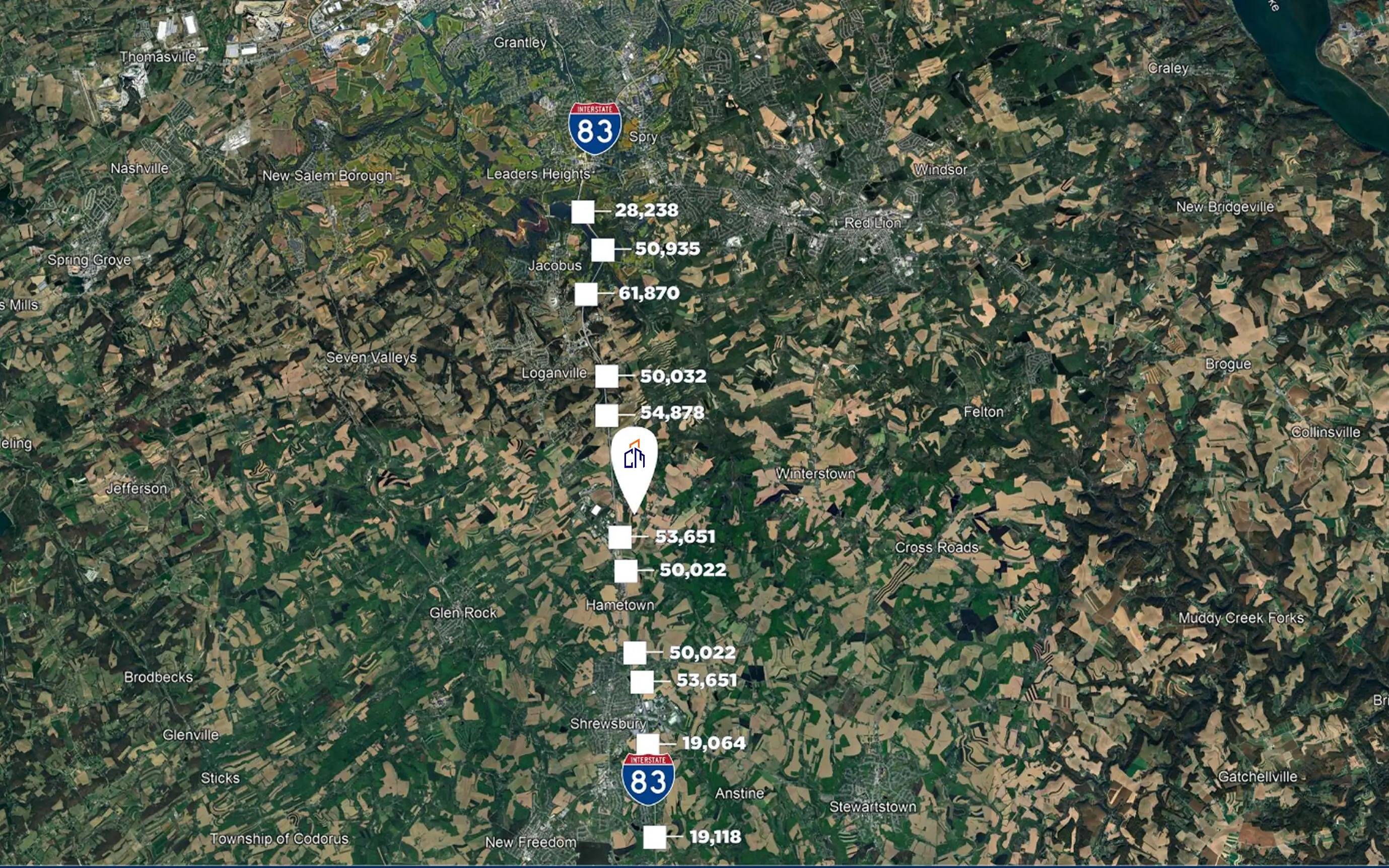 Commercial Land along I-83, photo 3