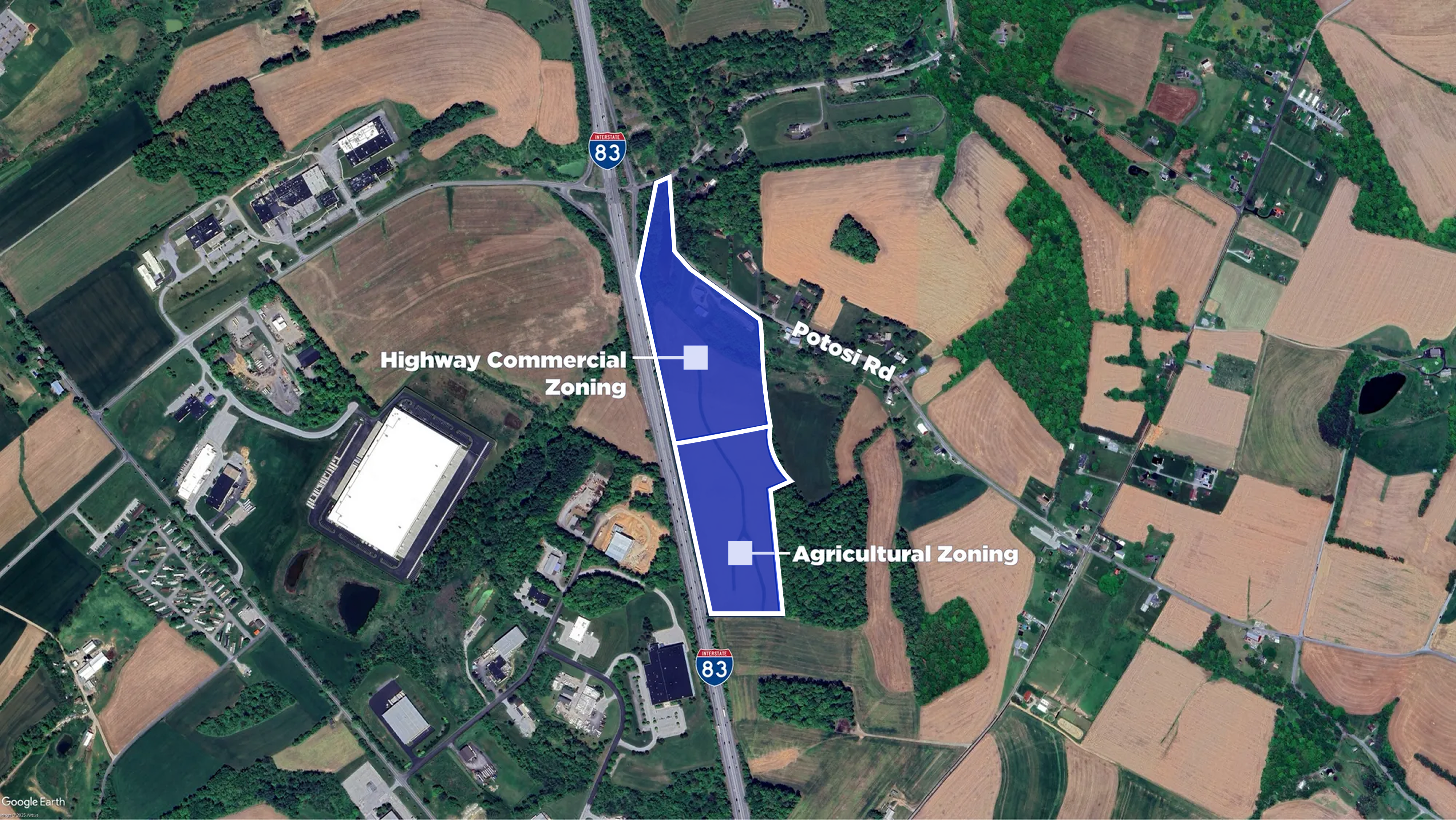 Commercial Land along I-83, photo 2