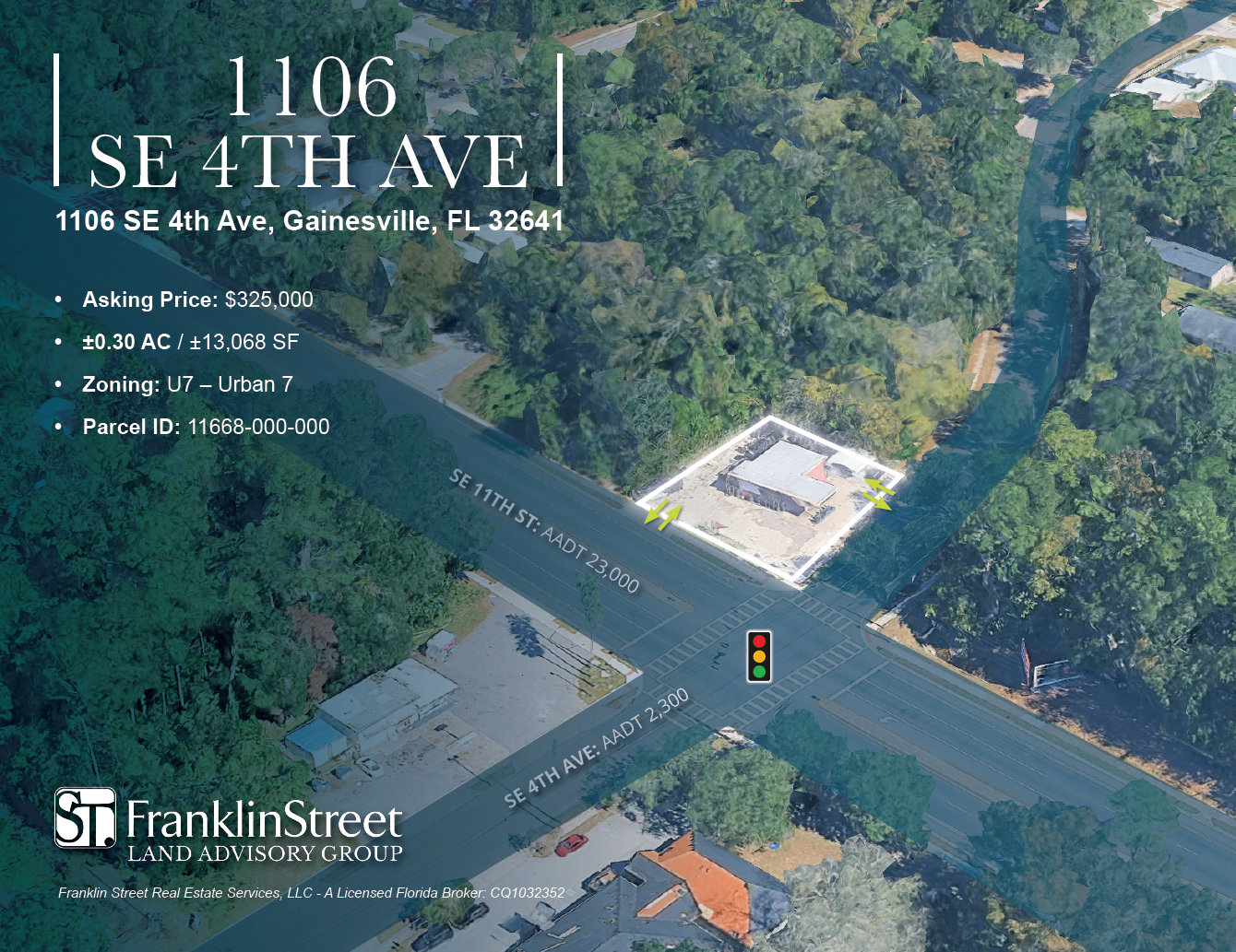 Signalized Corner Owner-User & U7 Redevelopment Opportunity