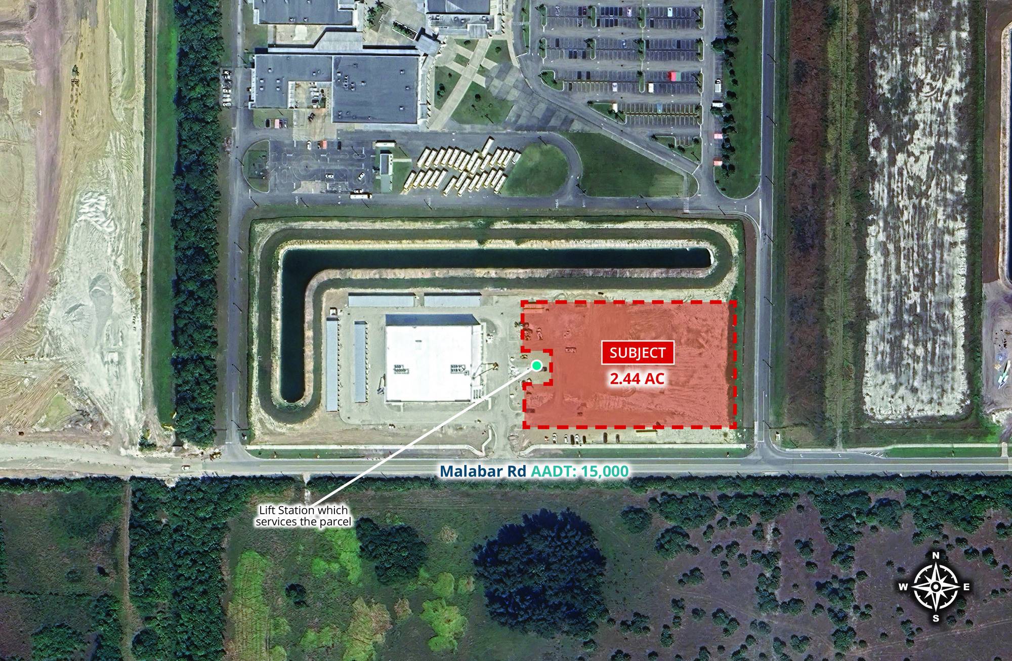 Pad Ready - 2.44 acres Commercial Land
