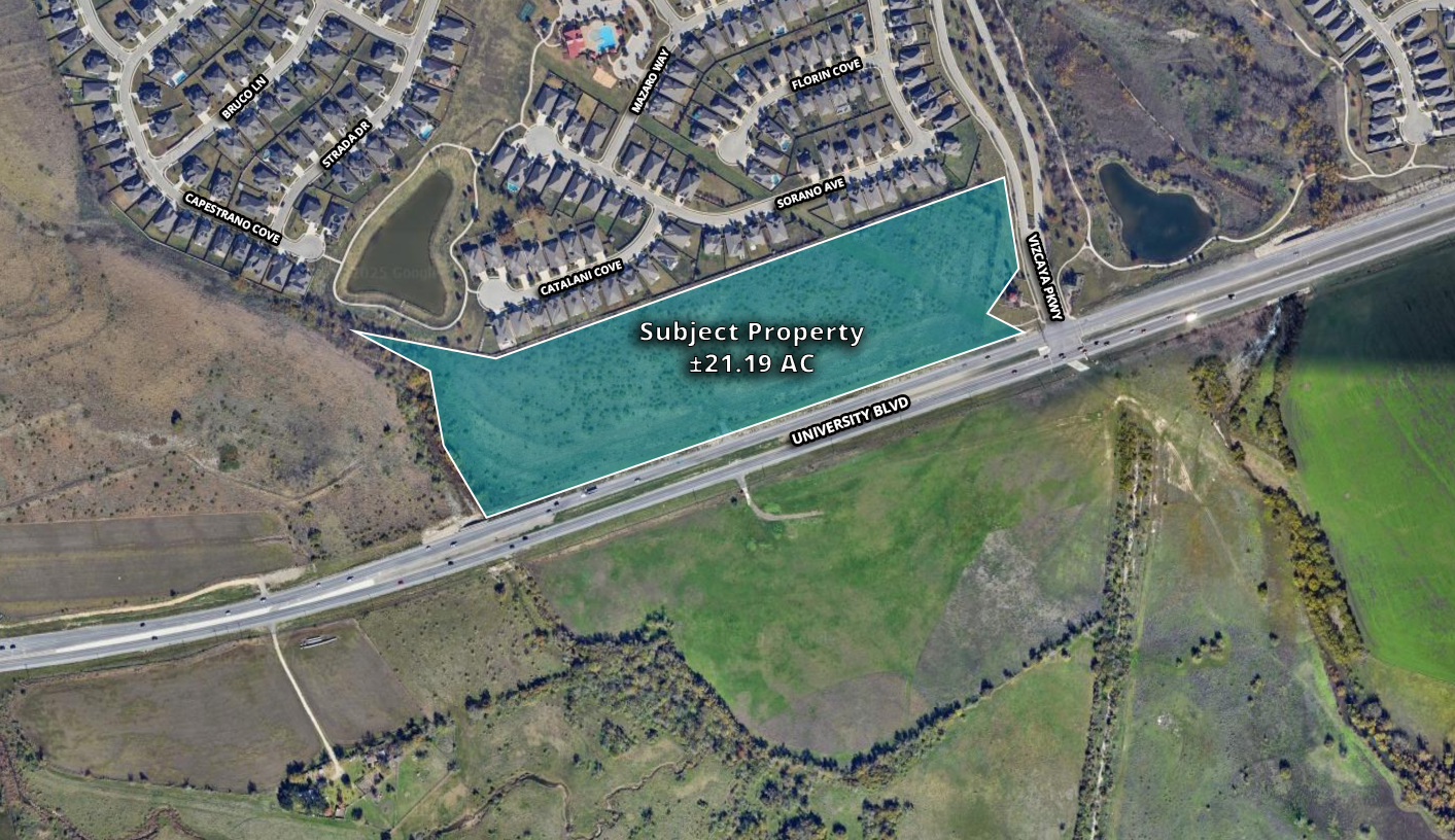 ±21.19 Acres - Round Rock Mixed Use Land